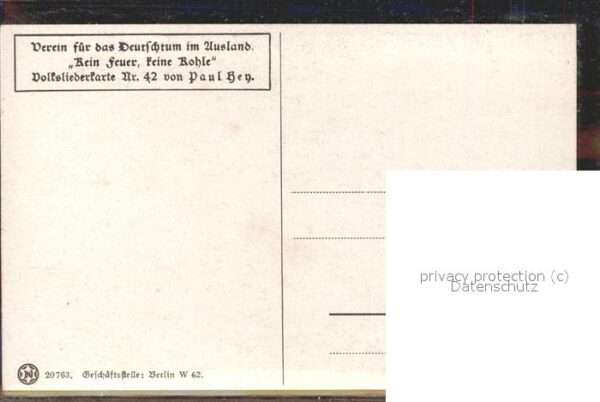Poesie Liebespaar Volksliederkarte – Bild 2