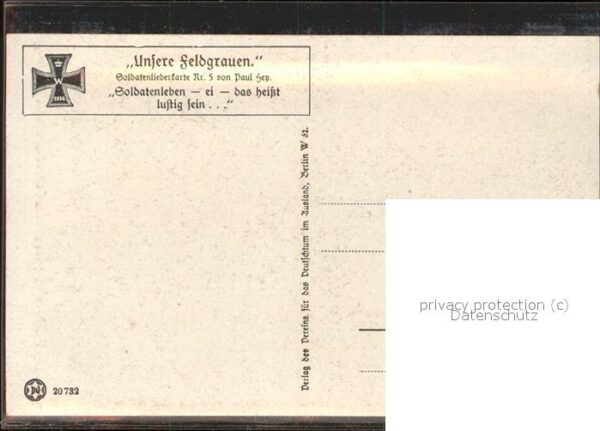 Hey Paul Nr. 5 Unsere Feldgrauen Soldaten – Bild 2