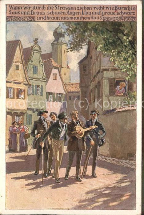 Musikanten Gitarre Burschen
