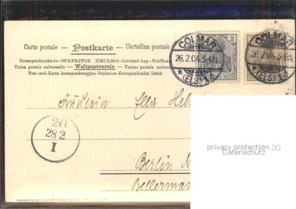 Kuenstlerkarte S. Wencke-Worpswede – Bild 2
