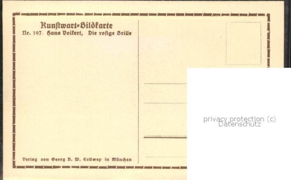Kuenstlerkarte Hans Volkert die große Brille – Bild 2
