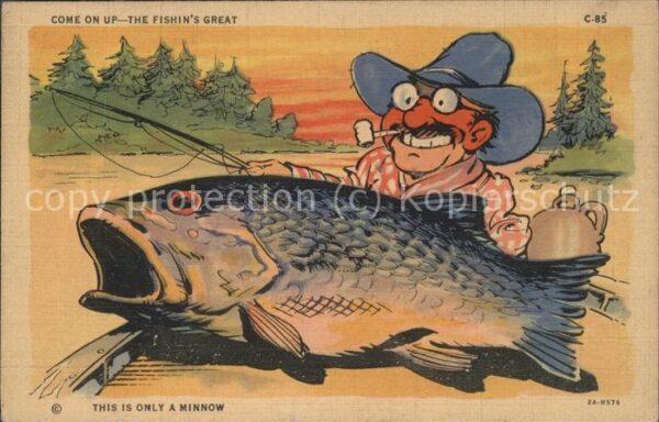 Fischerei Humor Pfeife