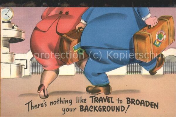 Humor Reise Koffer