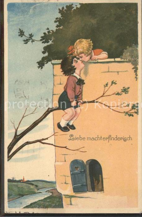 Kuenstlerkarte Liebe macht erfinderisch Kinder