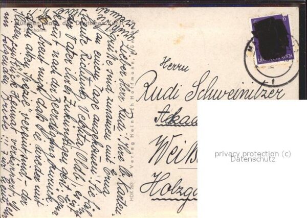 Kuenstlerkarte Pferdekutsche Bauer – Bild 2