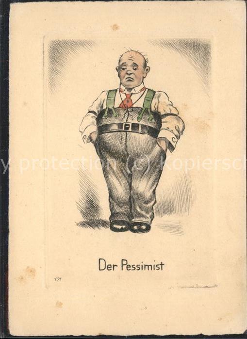 Kuenstlerkarte Der Pessimist