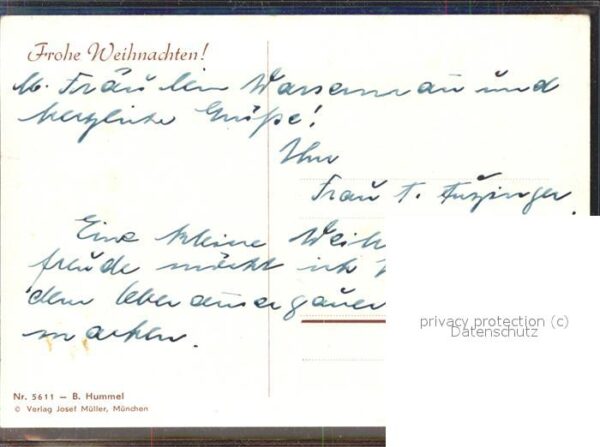 Hummel Nr. 5611 Frohe Weihnachten – Bild 2