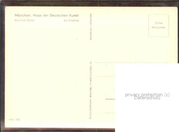 Kuenstlerkarte Friedrich Schüz Alt-Braunau – Bild 2