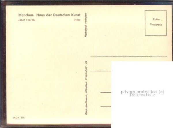 Skulpturen Josef Thorak Pieta – Bild 2
