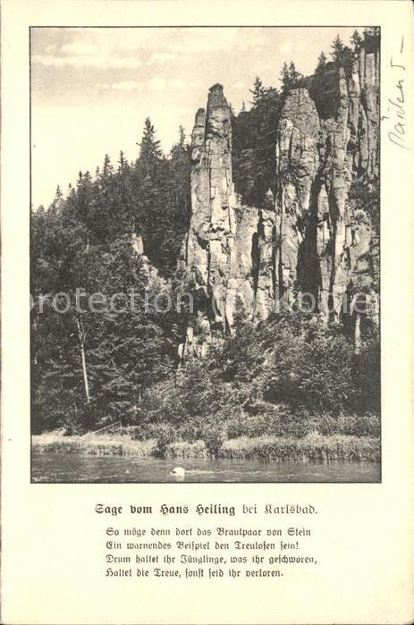 Maerchen Sagen Sage vom Hans Heiling bei Karlsbad