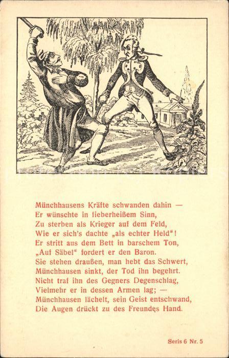 Sagen Maerchen Münchhausen Kräfte