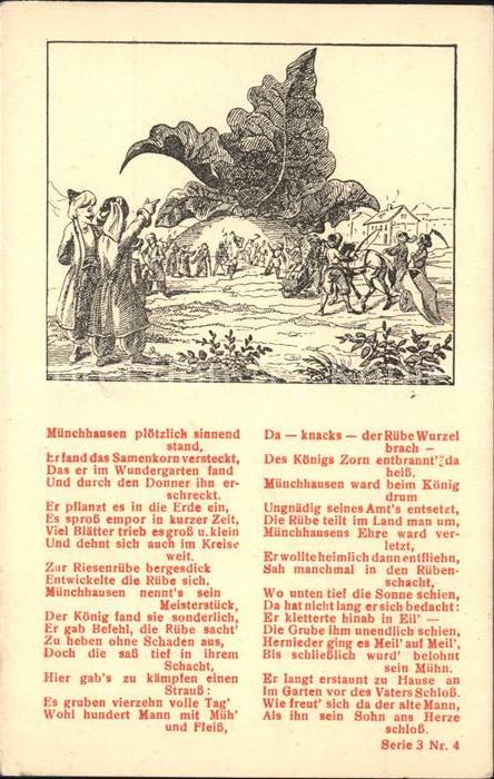 Sagen Maerchen Münchhausen Serie 3 Nr. 4