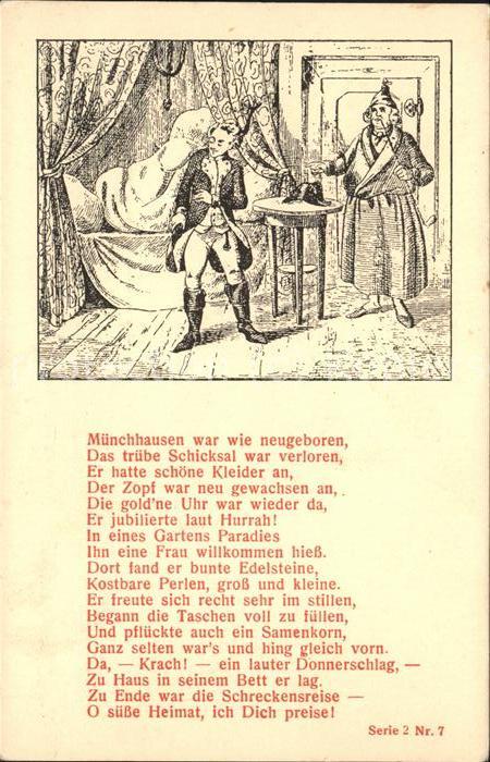 Sagen Maerchen Münchhhausen Serie 2 Nr. 7