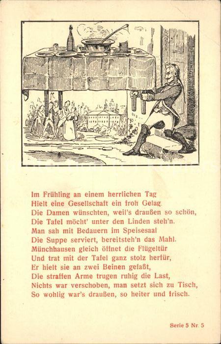 Sagen Maerchen Serie 5 Nr. 5 Münchhausen
