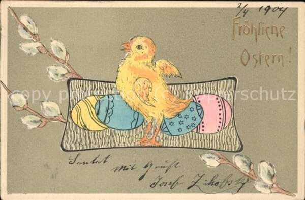 Ostern Easter Paques Küken Eier