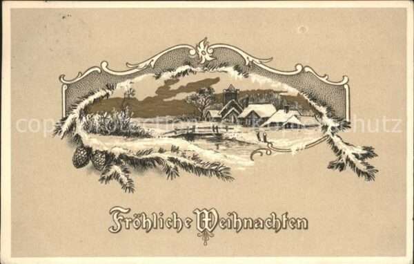 Weihnachten Winter Zeichnung