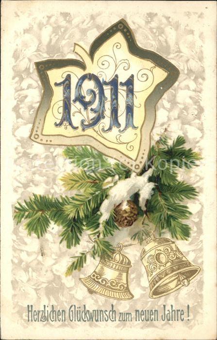 Neujahr 1911 Glocken