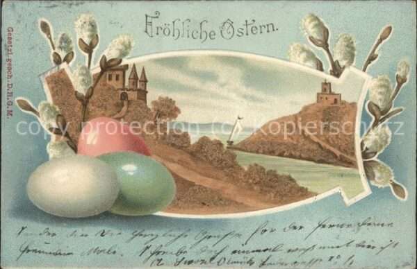 Ostern Easter Paques Eier Burg