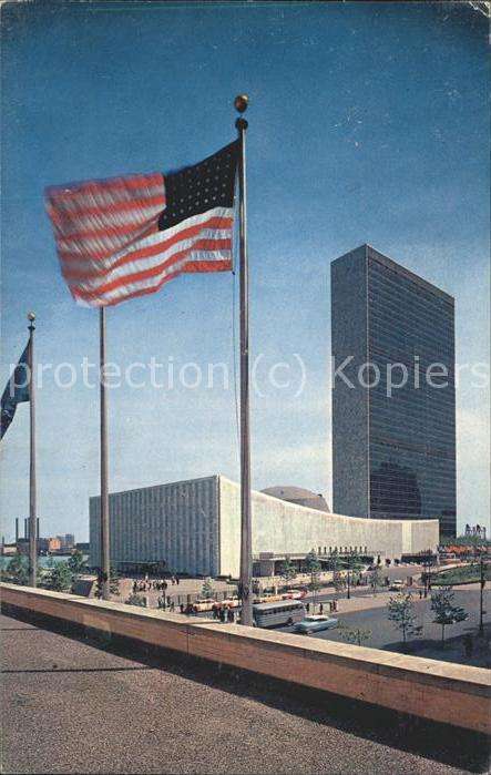 Fahnen Amerikanische Fahne United Nations Buil