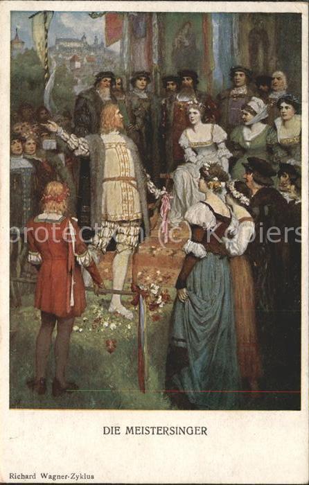 Wagner Richard Kuenstler Die Meistersinger Wagner-Zyklus