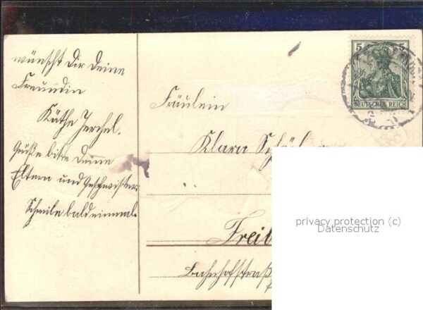 Neujahr Hufeisen Glück Briefumschlag – Bild 2