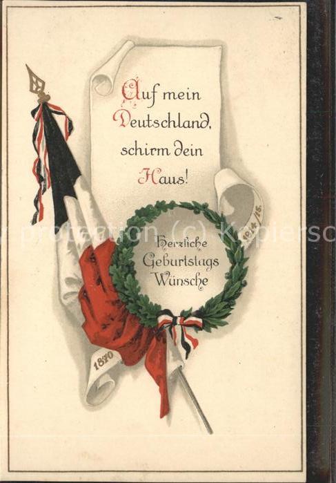 Geburtstag Deutschland Fahne