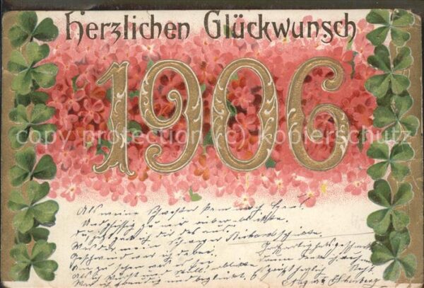 Glueckwunsch Kleeblatt