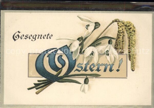 Ostern Easter Paques Schneeglöckchen