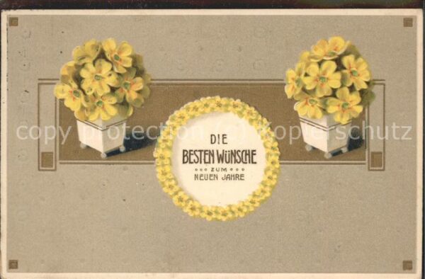 Neujahr Wünsche Blumen