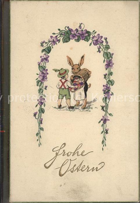 Ostern Easter Paques Hase Kind