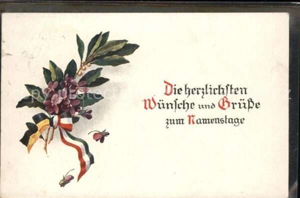 Namenstag Namenskarte Glückwünsche