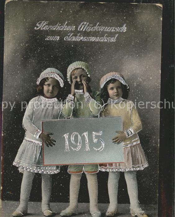 Neujahr Kinder Schnee