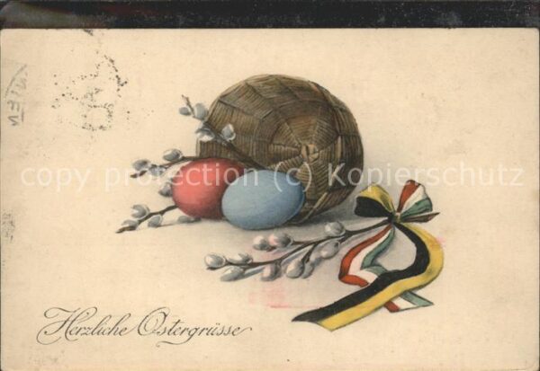 Ostern Easter Paques Korb