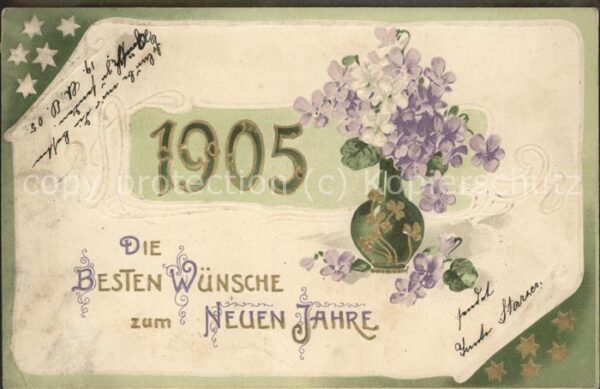 Neujahr Blumen Hortensie