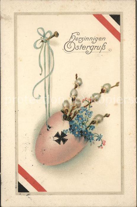 Ostern Easter Paques eisernes Kreuz Ei
