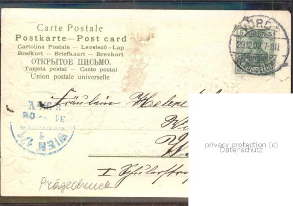 Neujahr 1903 Jahreszahl – Bild 2