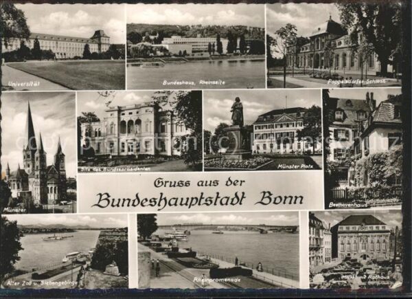 Zoll Grenze Douane Bonn Münster Platz Rathaus Pappelsdorfe
