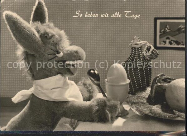 Vermenschlicht so leben wir alle Tage Frühstück Esel S