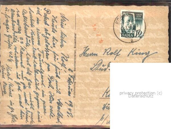 Kuenstlerkarte Reifer Trunk Gedicht – Bild 2
