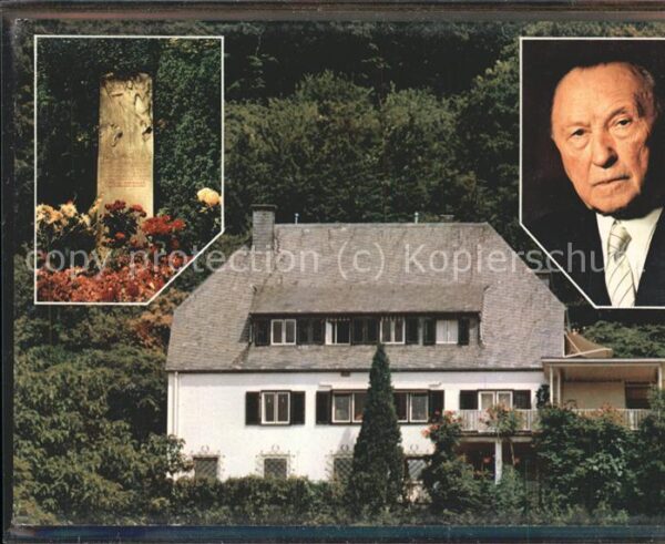 Politiker Bad Honnef-Rhöndorf Wohnhaus Dr. Konrad