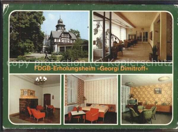 Jugendherberge Youth Hostel FDGB Erholungsheim Georgi Dimitroff