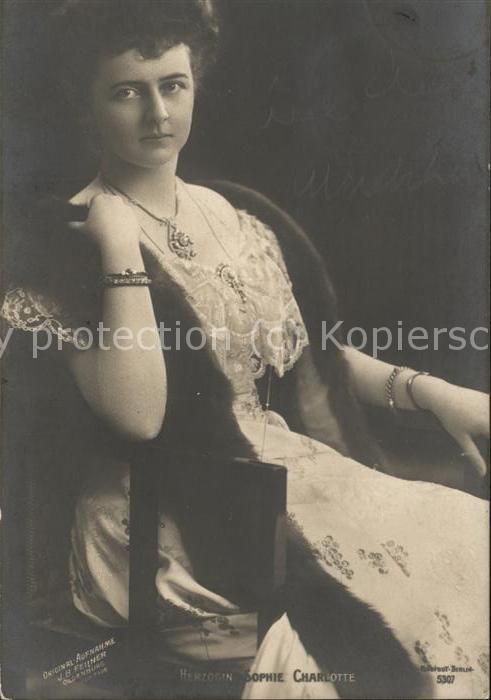 Adel Herzogin Sophie Charlotte