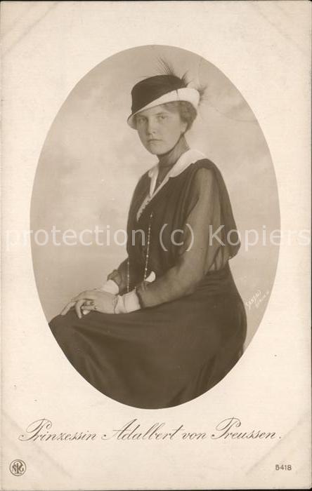 Adel Preussen Prinzessin Adalbert von Preussen