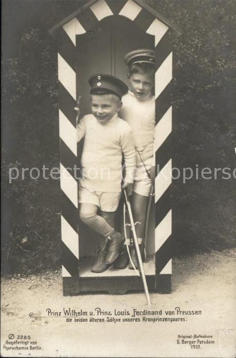 Adel Preussen Prinz Wilhelm Prinz Louis Ferdinand