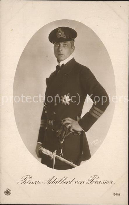 Adel Preussen Prinz Adalbert von Preussen Uniform