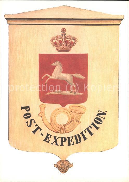 Briefkasten Post-Expedition Posthorn