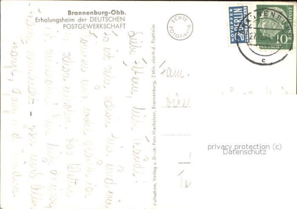 Post Brannenburg-Obb. Erholungsheim Deutsche – Bild 2