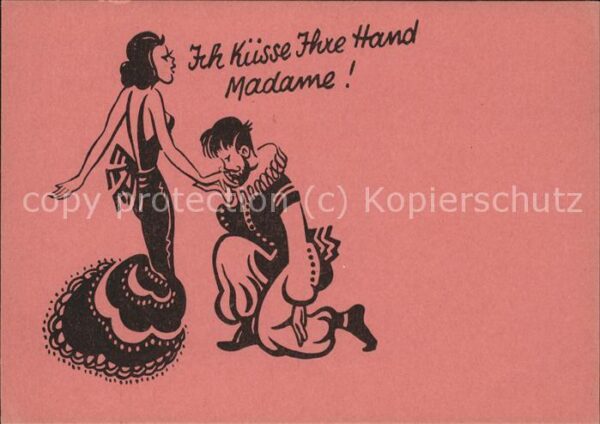 Poesie Ich küsse Ihre Hand 4er Serie Liebe