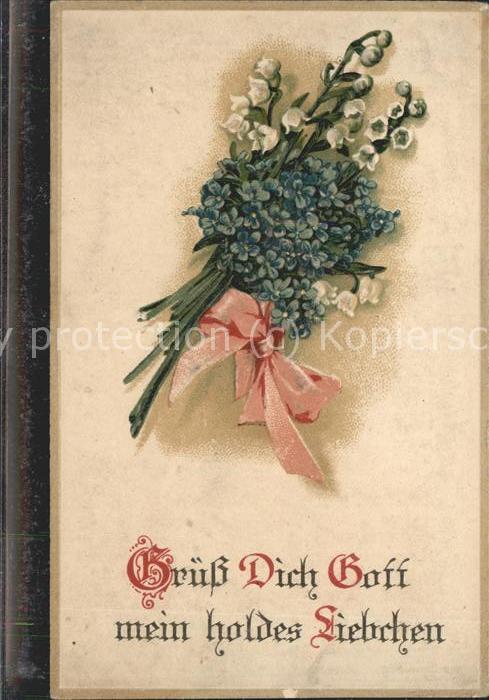 Maigloeckchen Strauss Grüss Dich Gott