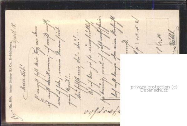 Kuenstlerkarte R. G. Rosenketten Liebe – Bild 2